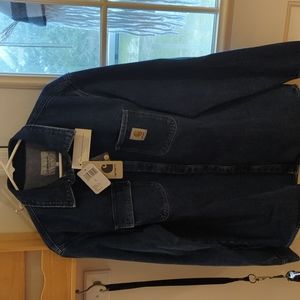 Carhartt heavy denim shirt